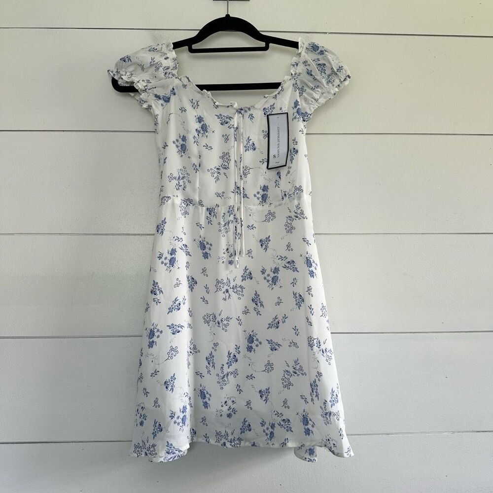 Goodnight Macaroon Women’s Small Floral Mini Dress New NWT